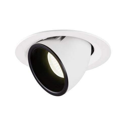 SLV NUMINOS&reg; GIMBLE M, plafondinbouwarmatuur wit/zwart 4000K 55&deg; - Slv 1005972 1 h rgb - 20025291
