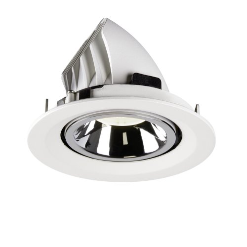 SLV NUMINOS&reg; GIMBLE M, plafondinbouwarmatuur wit/chroom 4000K 55&deg; - Slv 1005974 7 rgb - 20025293