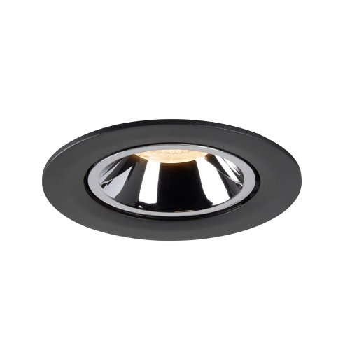 SLV NUMINOS&reg; GIMBLE L, plafondinbouwarmatuur zwart/chroom 2700K 40&deg; - Slv 1005980 4 rgb - 20025299