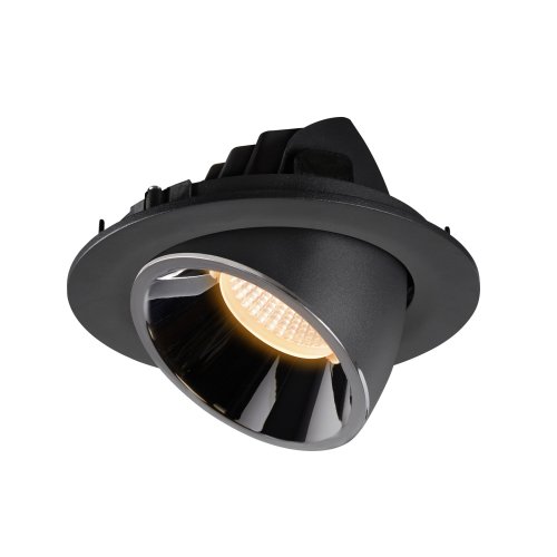 SLV NUMINOS&reg; GIMBLE L, plafondinbouwarmatuur zwart/chroom 2700K 40&deg; - Slv 1005980 6 rgb - 20025299