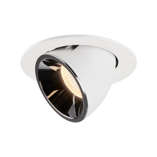 SLV NUMINOS&reg; GIMBLE L, plafondinbouwarmatuur wit/chroom 2700K 20&deg; - Slv 1005986 1 h rgb - 20025305