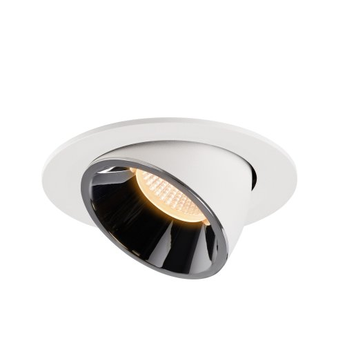 SLV NUMINOS&reg; GIMBLE L, plafondinbouwarmatuur wit/chroom 2700K 20&deg; - Slv 1005986 3 rgb - 20025305