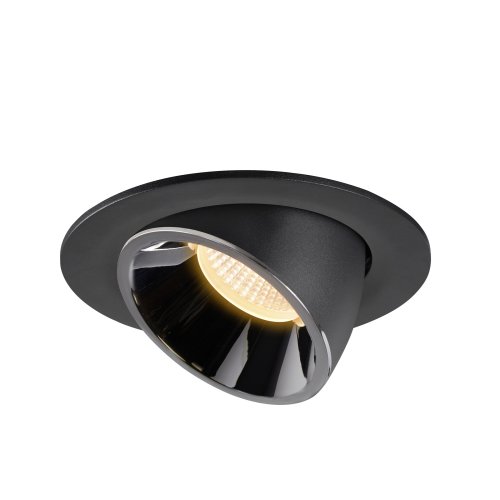 SLV NUMINOS&reg; GIMBLE L, plafondinbouwarmatuur zwart/chroom 3000K 20&deg; - Slv 1005995 3 rgb - 20025314