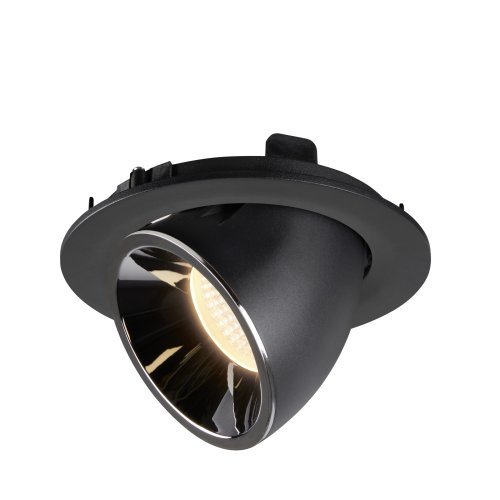 SLV NUMINOS&reg; GIMBLE L, plafondinbouwarmatuur zwart/chroom 3000K 20&deg; - Slv 1005995 5 rgb - 20025314