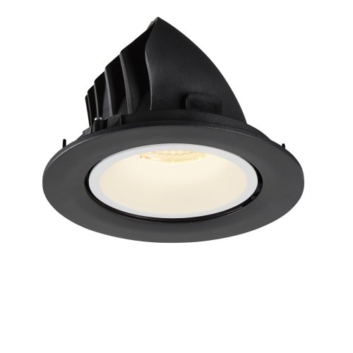 SLV NUMINOS&reg; GIMBLE L, plafondinbouwarmatuur zwart/wit 3000K 55&deg; - Slv 1006000 7 rgb - 20025319