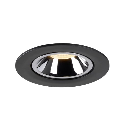 SLV NUMINOS&reg; GIMBLE L, plafondinbouwarmatuur zwart/chroom 3000K 55&deg; - Slv 1006001 4 rgb - 20025320