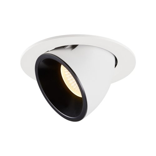 SLV NUMINOS&reg; GIMBLE L, plafondinbouwarmatuur wit/zwart 3000K 40&deg; - Slv 1006005 1 h rgb - 20025324