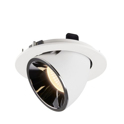 SLV NUMINOS&reg; GIMBLE L, plafondinbouwarmatuur wit/chroom 3000K 55&deg; - Slv 1006010 5 rgb - 20025329