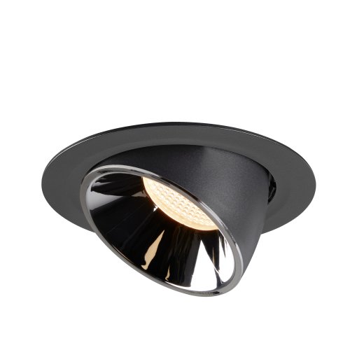 SLV NUMINOS&reg; GIMBLE XL, plafondinbouwarmatuur zwart/chroom 2700K 55&deg; - Slv 1006037 3 rgb - 20025356
