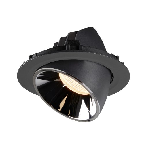 SLV NUMINOS&reg; GIMBLE XL, plafondinbouwarmatuur zwart/chroom 2700K 55&deg; - Slv 1006037 6 rgb - 20025356