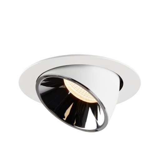 SLV NUMINOS&reg; GIMBLE XL, plafondinbouwarmatuur wit/chroom 2700K 55&deg; - Slv 1006046 3 rgb - 20025365