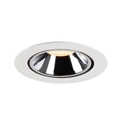 SLV NUMINOS&reg; GIMBLE XL, plafondinbouwarmatuur wit/chroom 2700K 55&deg; - Slv 1006046 4 rgb - 20025365