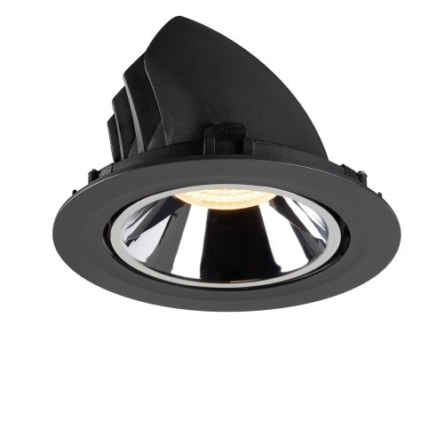 SLV NUMINOS&reg; GIMBLE XL, plafondinbouwarmatuur zwart/chroom 3000K 55&deg; - Slv 1006055 7 rgb - 20025374