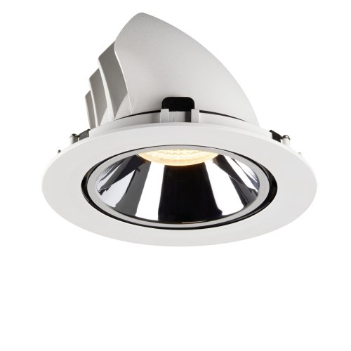 SLV NUMINOS&reg; GIMBLE XL, plafondinbouwarmatuur wit/chroom 3000K 20&deg; - Slv 1006058 7 rgb - 20025377