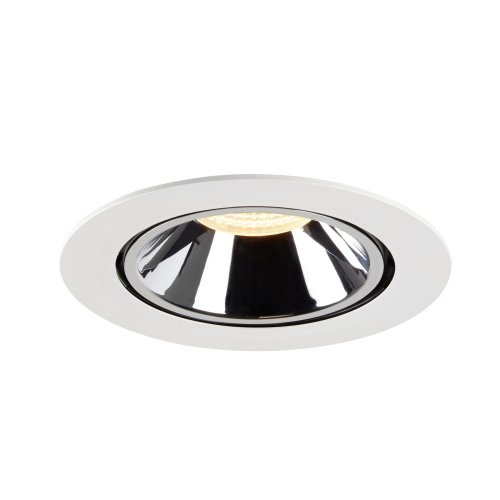 SLV NUMINOS&reg; GIMBLE XL, plafondinbouwarmatuur wit/chroom 3000K 55&deg; - Slv 1006064 4 rgb - 20025383