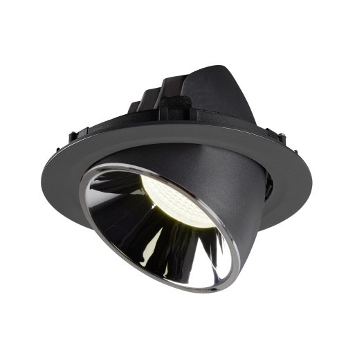 SLV XNUMINOS&reg; GIMBLE L, plafondinbouwarmatuur zwart/chroom 4000K 20&deg; - Slv 1006067 6 rgb - 20025386