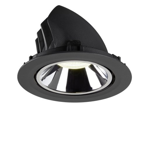 SLV NUMINOS&reg; GIMBLE XL, plafondinbouwarmatuur zwart/chroom 4000K 55&deg; - Slv 1006073 7 rgb - 20025392