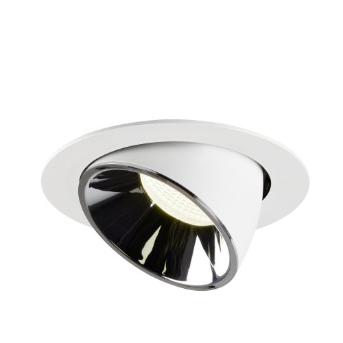 SLV NUMINOS&reg; GIMBLE XL, plafondinbouwarmatuur wit/chroom 4000K 40&deg; - Slv 1006079 3 rgb - 20025398