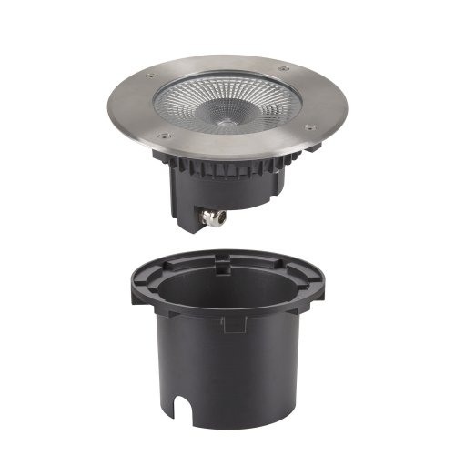 SLV ROCCI 200 EL rond, vloerinbouwarmatuur roestvrij staal 316 16W 3000K 1 - Slv 1006104 d2 rgb - 20025420