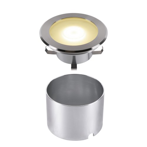 SLV DASAR FLAT 120 EL, vloerinbouwarmatuur roestvrij staal 7W 4000K - Slv 1006107 3 rgb - 20025423