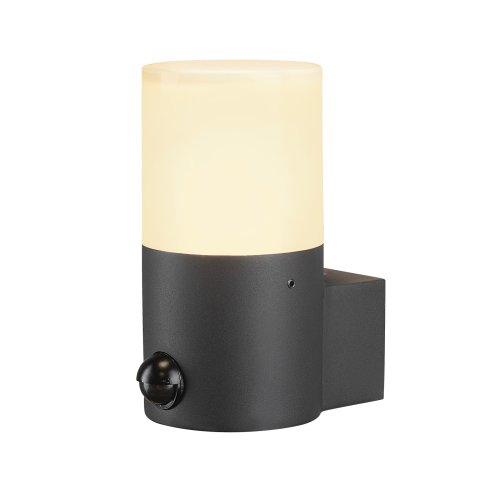 SLV GRAFIT E27 rond sensor, wandopbouwarmatuur antraciet - Slv 1006179 1 h rgb - 20025486
