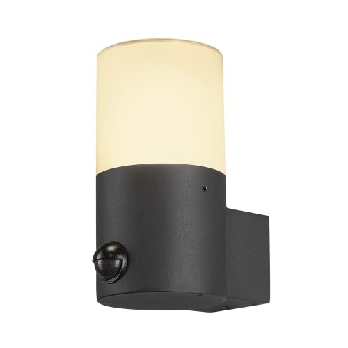SLV GRAFIT E27 rond sensor, wandopbouwarmatuur antraciet - Slv 1006179 2 rgb - 20025486