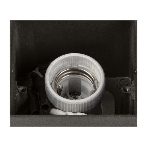 SLV GRAFIT E27 vierkante sensor, wandopbouwarmatuur antraciet - Slv 1006183 d3 rgb - 20025490