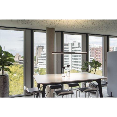 SLV ONE LINEAR 100 FASE up/down, pendelarmatuur zwart 24W 2700/3000K - Slv 1006185 a1 h rgb - 20025492