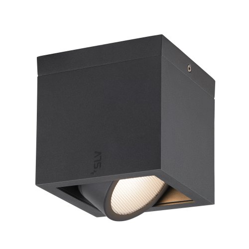 SLV ESKINA FRAME CL single, plafondopbouwarmatuur antraciet 15W 1100/1200l - Slv 1006316 3 rgb - 20025513