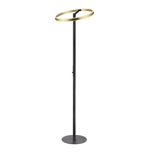 SLV ONE STRAIGHT FL, staand armatuur zwart/messing 20W 1200/1200lm 2700/30 - Slv 1006353 2 rgb - 20025532