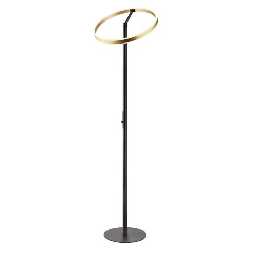 SLV ONE STRAIGHT FL, staand armatuur zwart/messing 20W 1200/1200lm 2700/30 - Slv 1006353 3 rgb - 20025532