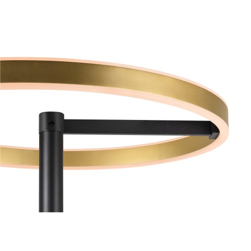SLV ONE STRAIGHT FL, staand armatuur zwart/messing 20W 1200/1200lm 2700/30 - Slv 1006353 d3 rgb - 20025532