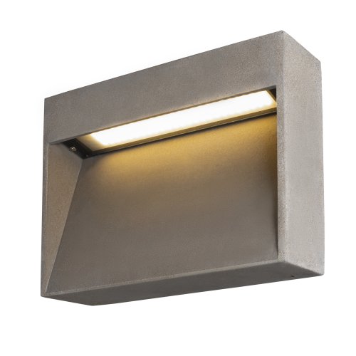 SLV CONCRETO M, WL wandopbouwarmatuur grijs 8,5W 350lm 3000K - Slv 1006404 2 rgb - 20025561