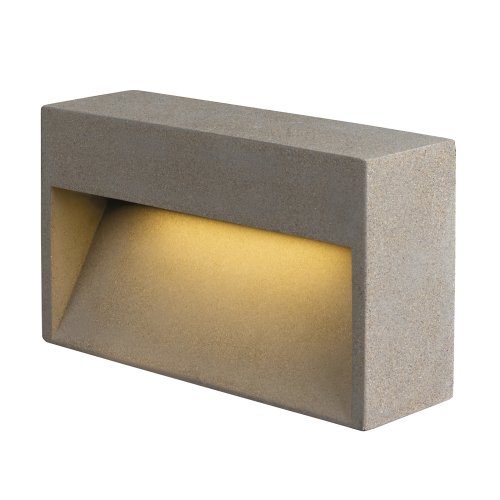 SLV CONCRETO L, WL wandopbouwarmatuur grijs 12W 570lm 3000K - Slv 1006405 1 h rgb - 20025562