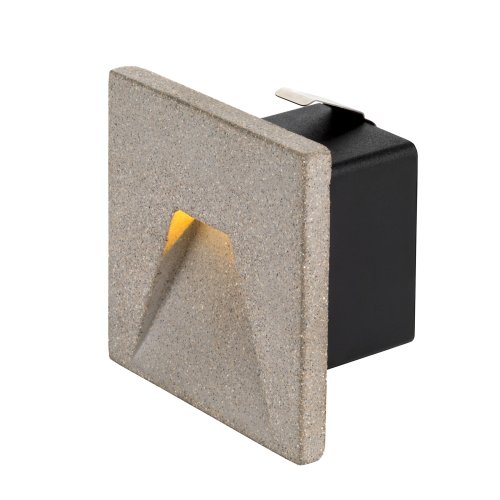 SLV CONCRETO EL, wandinbouwarmatuur grijs, 3.2W, 45lm, 3000K - Slv 1006406 2 rgb - 20025563