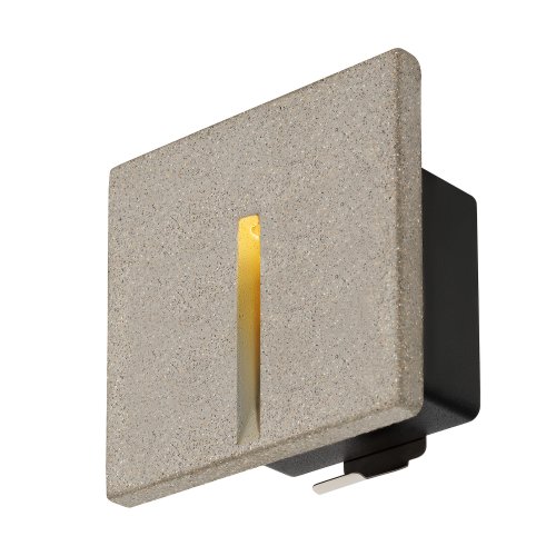 SLV CONCRETO EL, wandinbouwarmatuur grijs, 3.2W, 15lm, 3000K - Slv 1006407 1 h rgb - 20025564