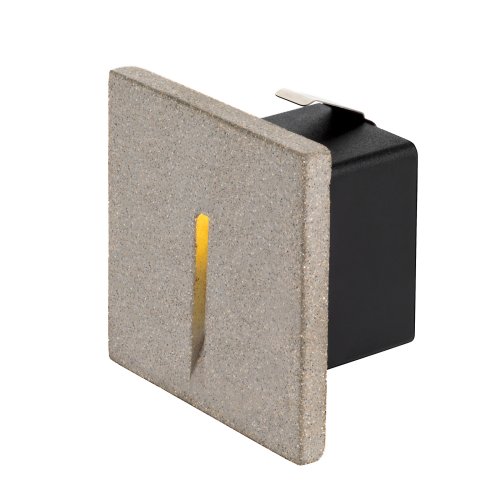 SLV CONCRETO EL, wandinbouwarmatuur grijs, 3.2W, 15lm, 3000K - Slv 1006407 2 rgb - 20025564