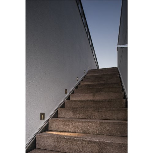 SLV CONCRETO EL, wandinbouwarmatuur grijs, 3.2W, 15lm, 3000K - Slv 1006407 a1 h rgb - 20025564