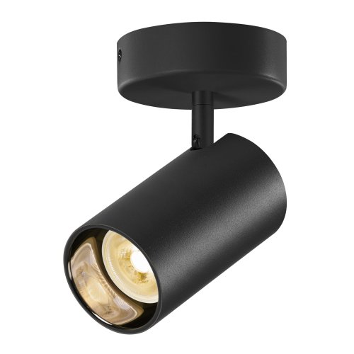 SLV ASTO TUBE, plafondopbouwarmatuur, cilindrisch, GU10, 1x max. 10W, zwar - Slv 1006423 1 h rgb - 20025576