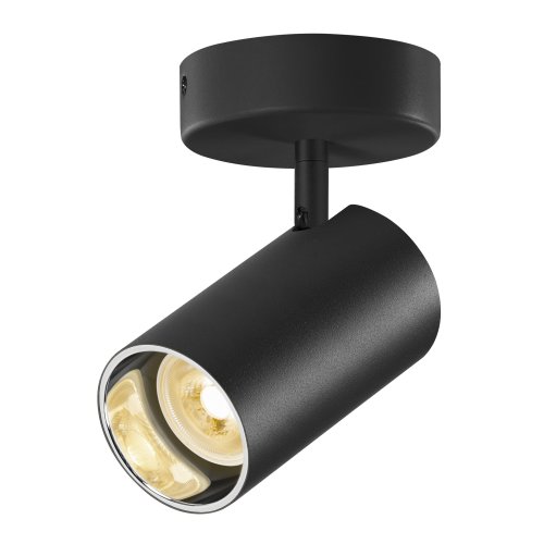 SLV ASTO TUBE, plafondopbouwarmatuur, cilindrisch, GU10, 1x max. 10W, zwar - Slv 1006423 1006449 1 rgb - 20025576