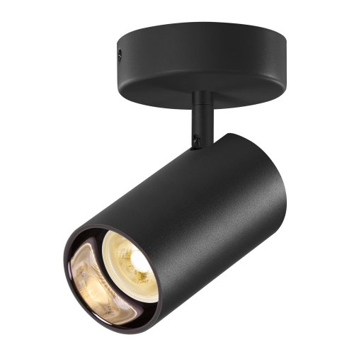 SLV ASTO TUBE, plafondopbouwarmatuur, cilindrisch, GU10, 1x max. 10W, zwar - Slv 1006423 1007190 1 rgb - 20025576