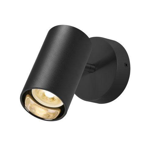 SLV ASTO TUBE, plafondopbouwarmatuur, cilindrisch, GU10, 1x max. 10W, zwar - Slv 1006423 2 rgb - 20025576