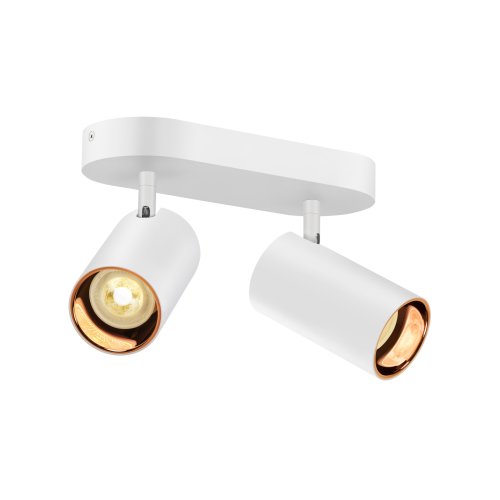 SLV ASTO TUBE, plafondopbouwarmatuur, cilindrisch, GU10, 2x max. 10W, wit - Slv 1006426 1006451 1 rgb - 20025579