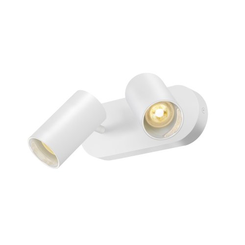 SLV ASTO TUBE, plafondopbouwarmatuur, cilindrisch, GU10, 2x max. 10W, wit - Slv 1006426 2 rgb - 20025579