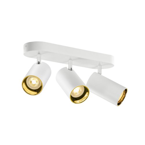 SLV ASTO TUBE, plafondopbouwarmatuur, cilindrisch, GU10, 3x max. 10W, wit - Slv 1006428 1006450 1 rgb - 20025581