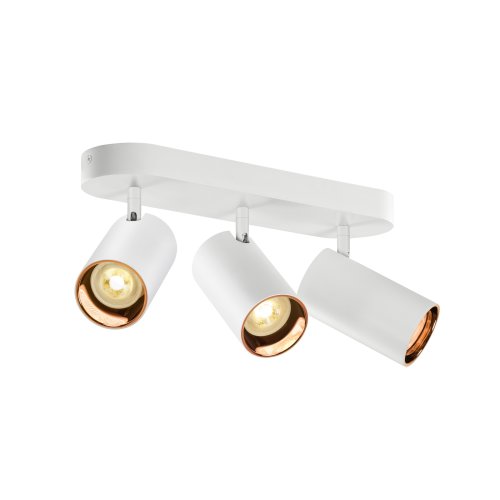 SLV ASTO TUBE, plafondopbouwarmatuur, cilindrisch, GU10, 3x max. 10W, wit - Slv 1006428 1006451 1 rgb - 20025581