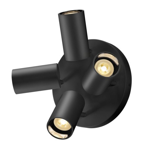 SLV ASTO TUBE, plafondopbouwarmatuur, cilindrisch, GU10, 4x max. 10W, zwar - Slv 1006429 2 rgb - 20025582