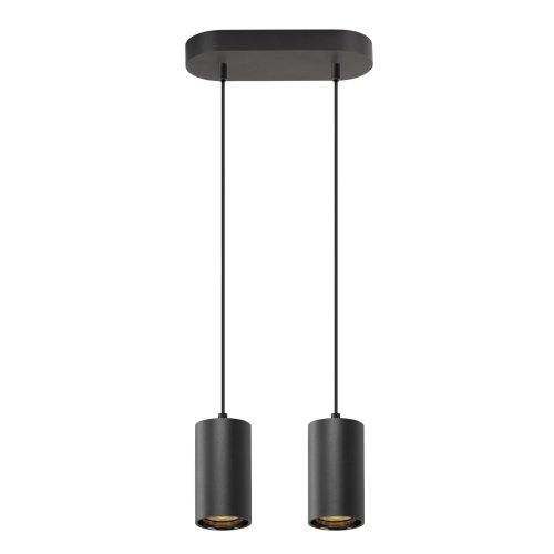 SLV ASTO TUBE, pendelarmatuur, GU10, pendellengte, 250 cm, 2x max. 10W, zw - Slv 1006433 1 h rgb - 20025586