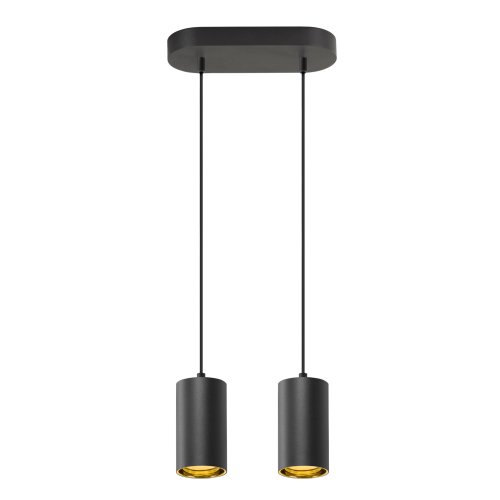 SLV ASTO TUBE, pendelarmatuur, GU10, pendellengte, 250 cm, 2x max. 10W, zw - Slv 1006433 1006450 1 rgb - 20025586