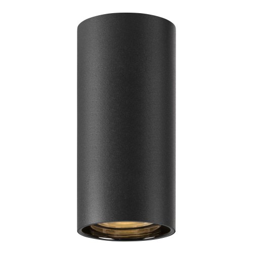 SLV ASTO TUBE, plafondopbouwarmatuur, cilindrisch, GU10, 1x max. 10W, zwar - Slv 1006439 1 h rgb - 20025592